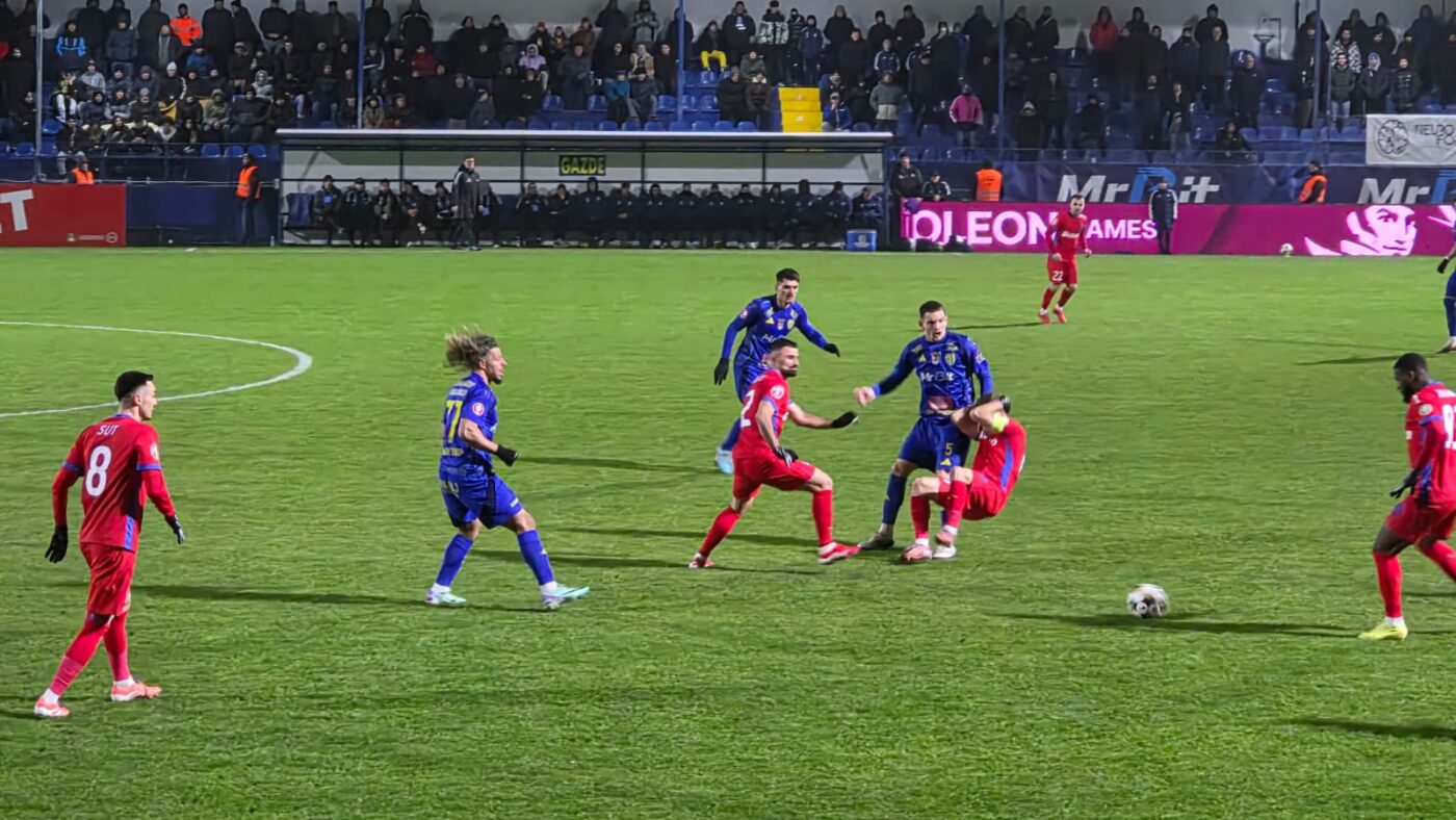 Unirea Slobozia – FCSB 0-0 Live Text Online, în etapa a 20-a din Superliga. O nouă ocazie pentru oaspeți! Pantea, cel mai periculos jucător al roș-albaștrilor