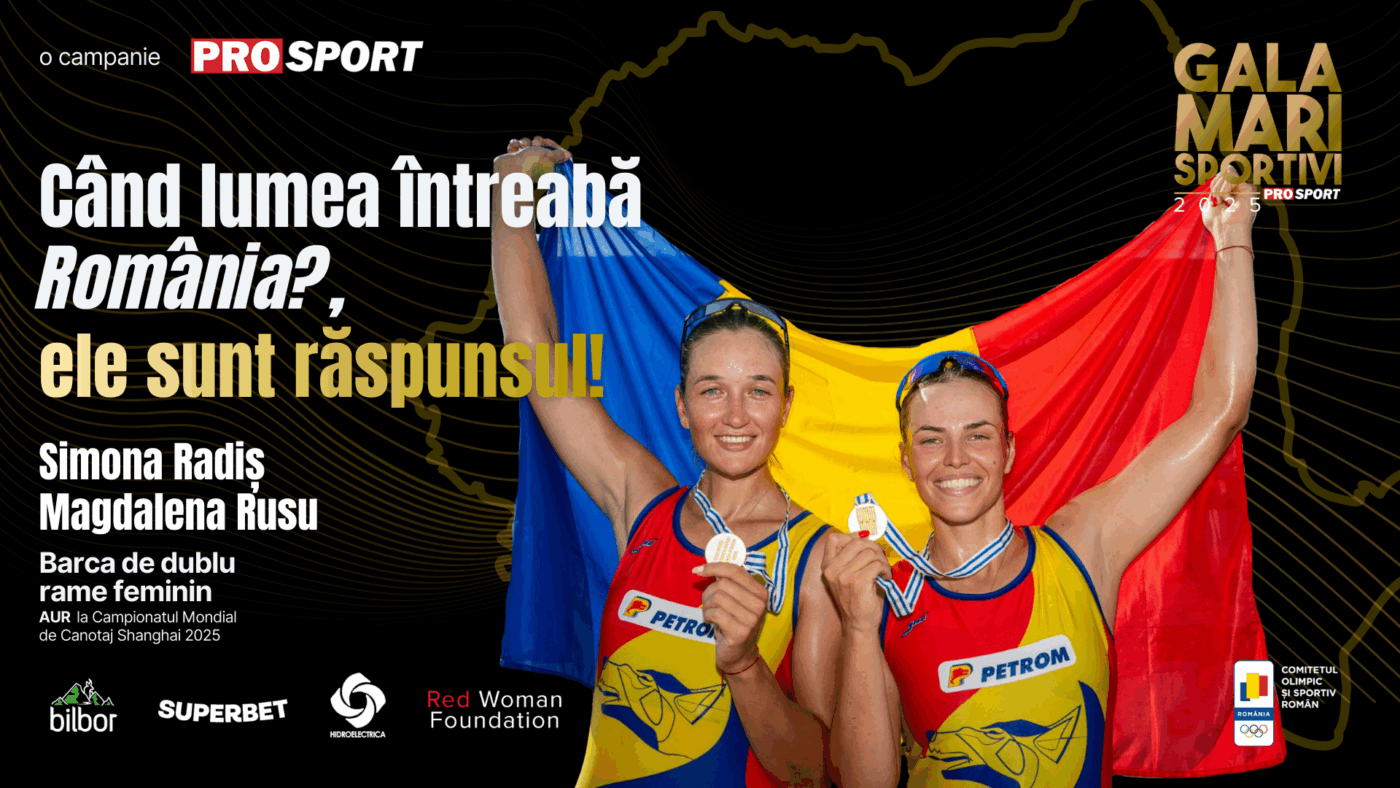 Simona Radiș și Magadalena Rusu, premiu la Gala Mari Sportivi 2025 pentru aurul de la Shanghai! „Loc se găsește și pentru alte trofee”