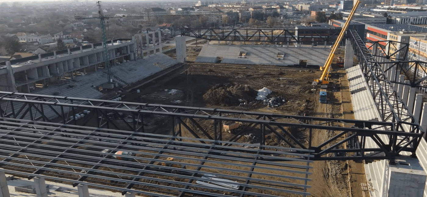 E aproape gata noul stadionul de 23.000.000 de euro care va fi splendoarea oraşului din România în 2026