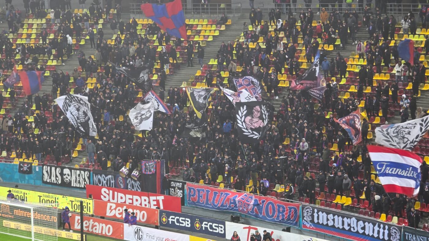 VIDEO Fanii roș-albaștrilor, la capătul răbdării! Fotbaliștii campioanei au terminat prima repriză din FCSB – CFR Cluj într-un cor de fluierături