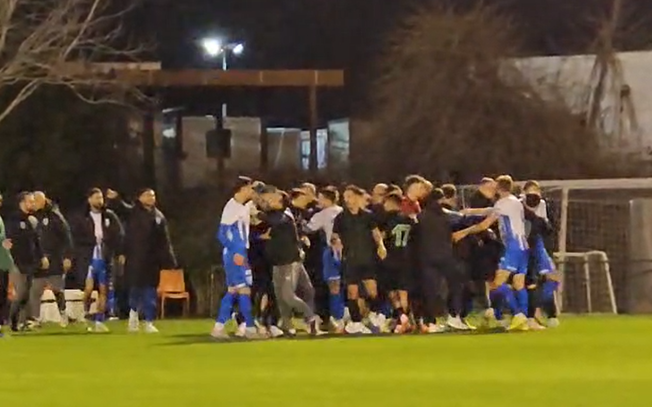 VIDEO Meciul Universității Craiova s-a oprit în minutul 88 după o bătaie generală! De la ce a pornit totul