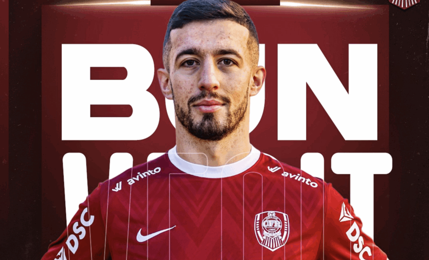 MERCATO Oficial! CFR Cluj a anunțat transferul unui bosniac de 1,93 metri