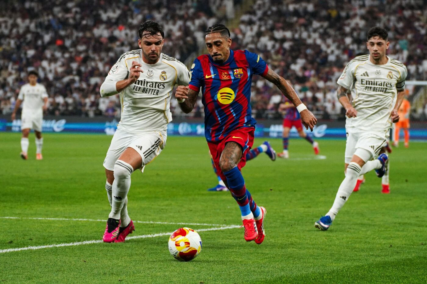 Presa din Madrid a reacționat după ce Real a pierdut Supercupa: „Șeicul este Raphinha și Barcelona e din nou campioană!”