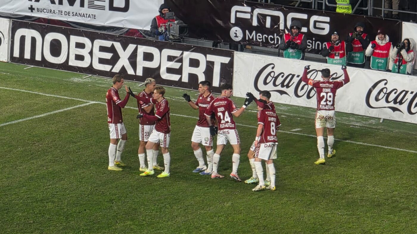 Rapid – Metaloglobus 1-0, în etapa 22 din Superliga. Giuleștenii urcă pe locul 1 în clasament!