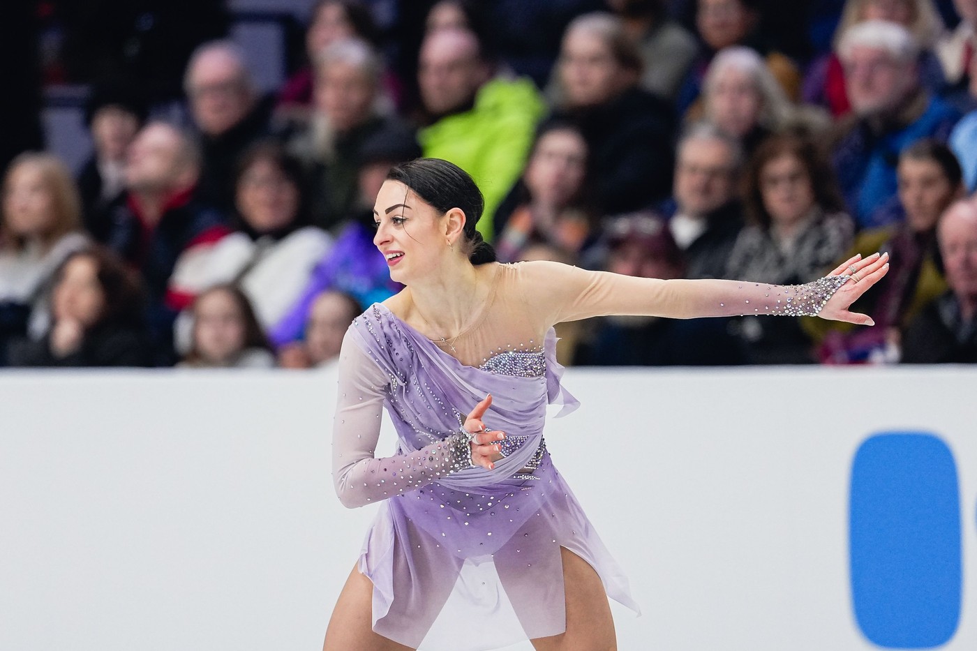 Reacția Juliei Sauter după ce românca a plâns la Campionatul European de Patinaj Artistic