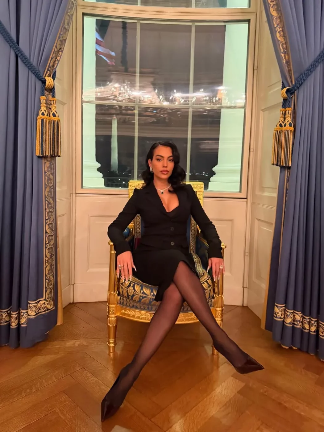 EXTRA Georgina, iubita lui Cristiano Ronaldo, la Casa Albă pentru a doua oară în câteva săptămâni