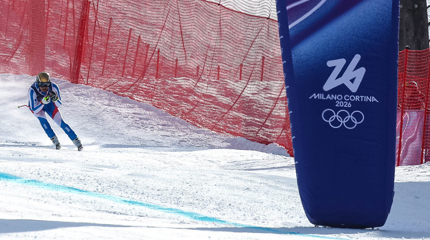 JO CORTINA MILANO 2026 A scris asta pe zăpadă la Jocurile Olimpice și face înconjurul lumii! SUA, din nou în alertă