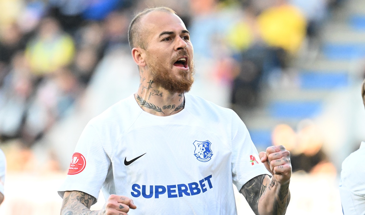 Denis Alibec a uitat instant de FCSB! A semnat cu Farul și a spus-o clar: „Aici am cunoscut fotbalul mare”