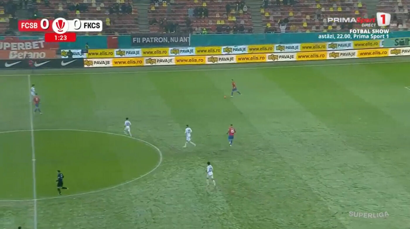 LIVE FCSB – FK Csikszereda 0-0, Live Text Online, în etapa 24 din Superliga. Campioana evoluează cu fundațșii în jumătatea de teren a oaspeților