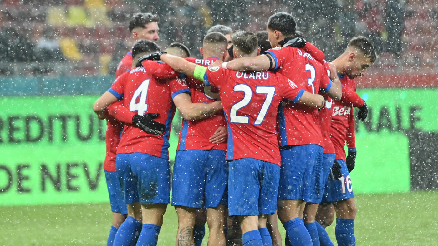 FCSB – FK Csikszereda 1-0, în etapa 24 din Superliga. Campioana se apropie la 4 puncte de play-off