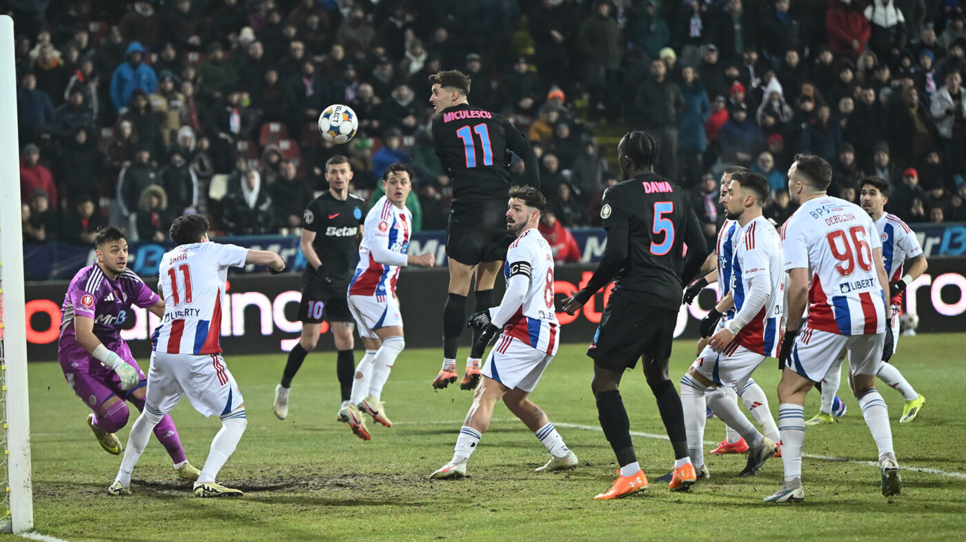Oțelul – FCSB 1-4, în etapa 26 din Superliga. Campioana rămâne la două puncte de play-off și urmează meciul cu Universitatea Craiova