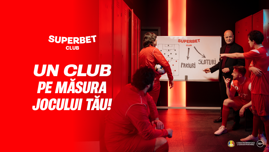 Noi beneficii exclusive în Superbet Club – un club pe măsura jocului tău. Hai în agenții! ADVERTORIAL