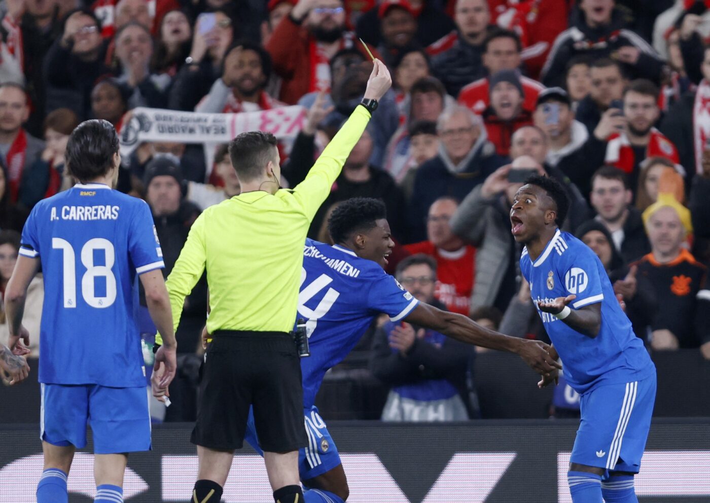 Scene sălbatice pe Da Luz! Fotbaliștii Benficăi au vrut să intre peste jucătorii lui Real Madrid în vestiar și să se ia la bătaie!