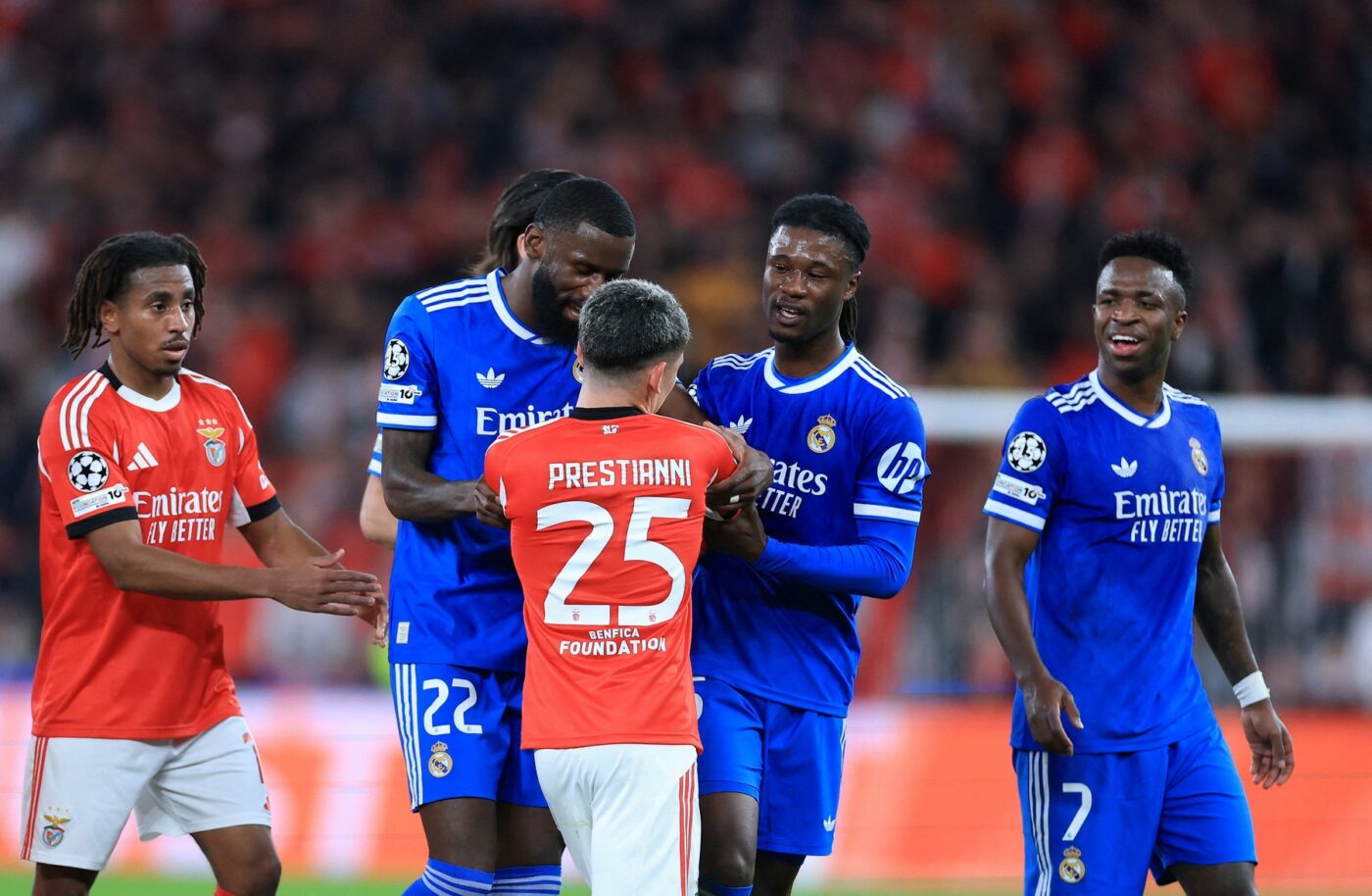 UEFA a luat decizia în cazul scandalului rasist dintre Vinicius şi Prestianni! Lovitură grea înainte de Real Madrid – Benfica Lisabona