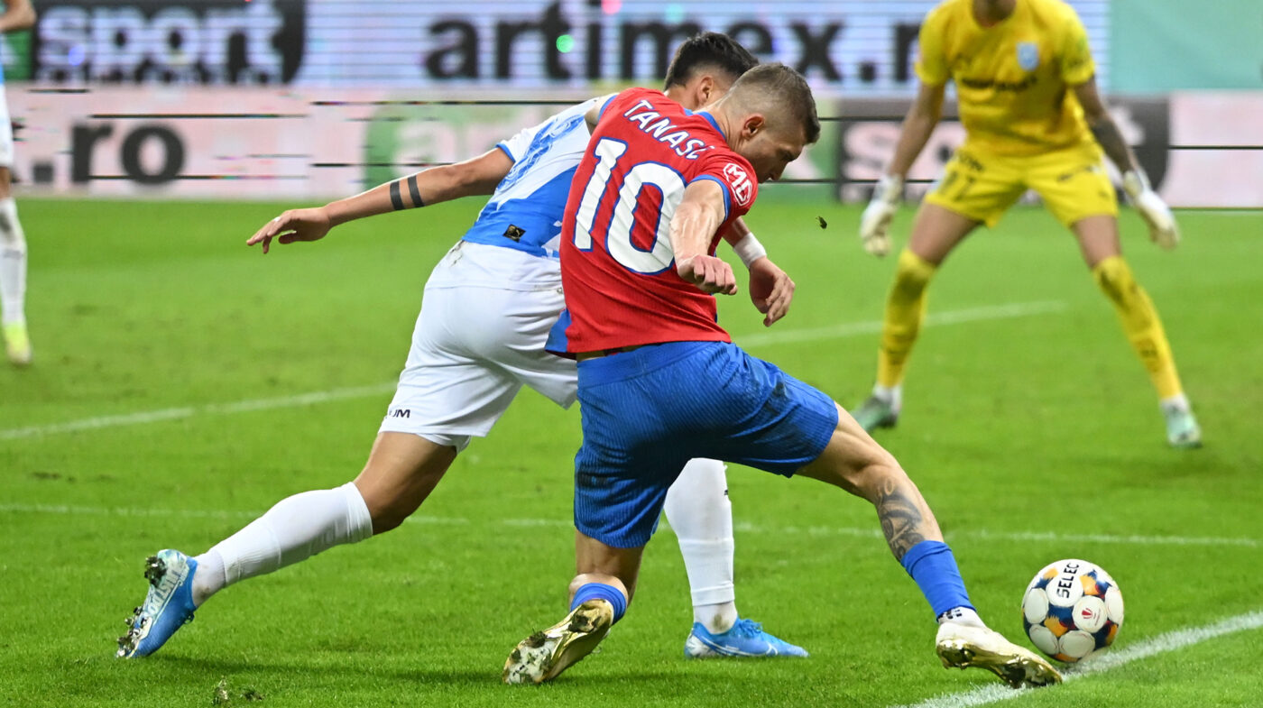 S-a terminat! FCSB, eliminată din Cupa României după 2-2 cu Universitatea Craiova