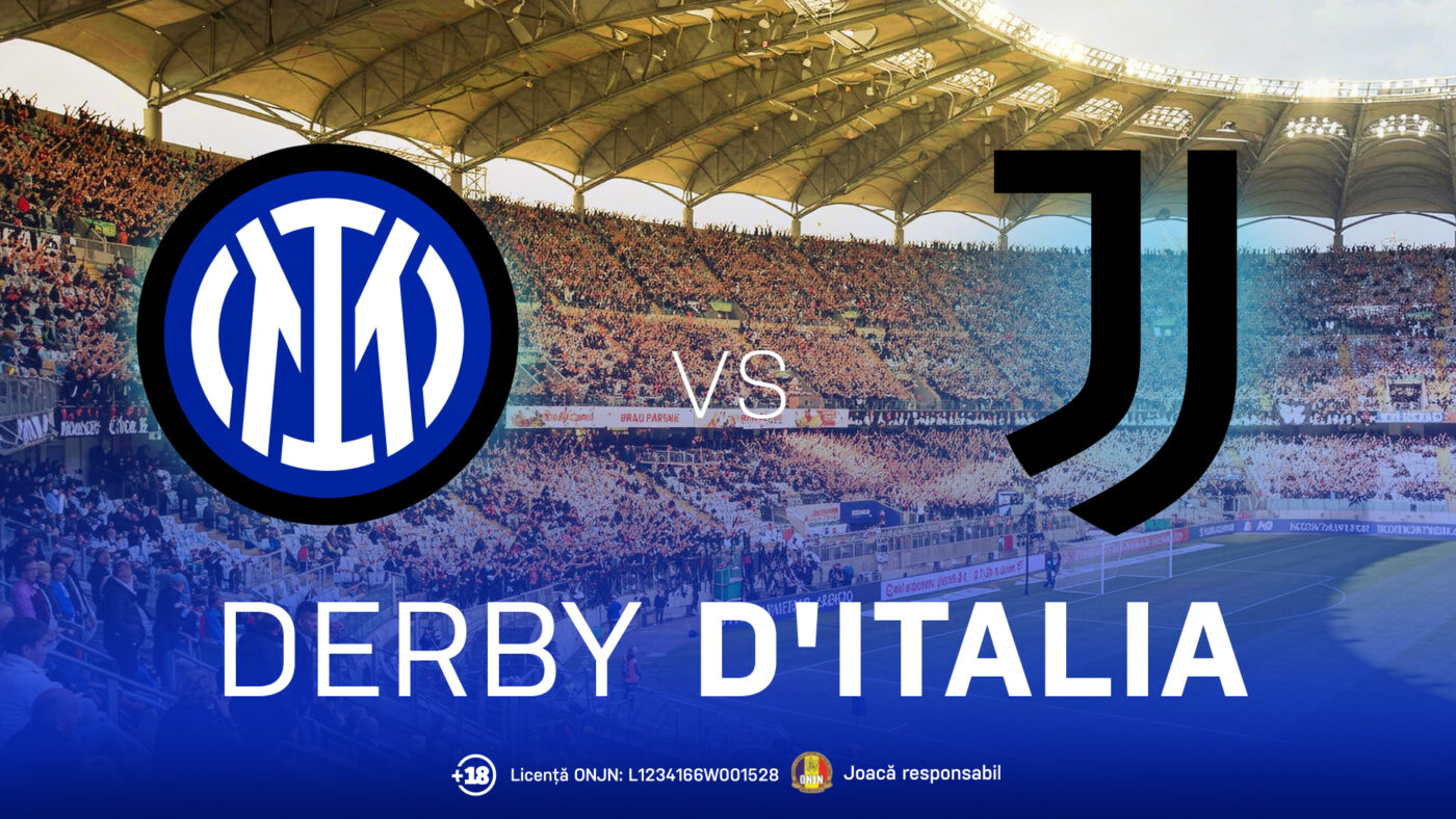 ADVERTORIAL. Inter Milano – Juventus, duelul care poate decide lupta la titlu în Serie A. Ce spun cotele Winner pentru Derby d’Italia