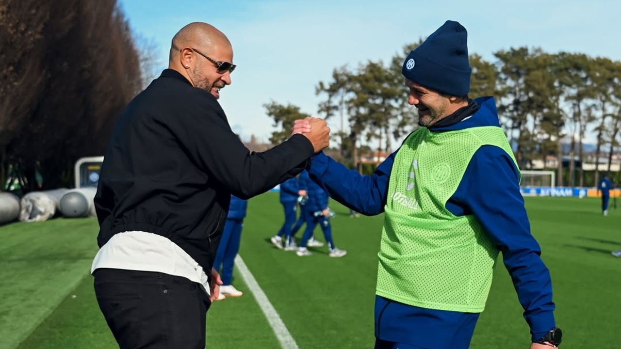 „Împăratul” s-a dus peste Cristi Chivu la antrenamentul lui Inter: „Încearcă să nu devii sentimental”