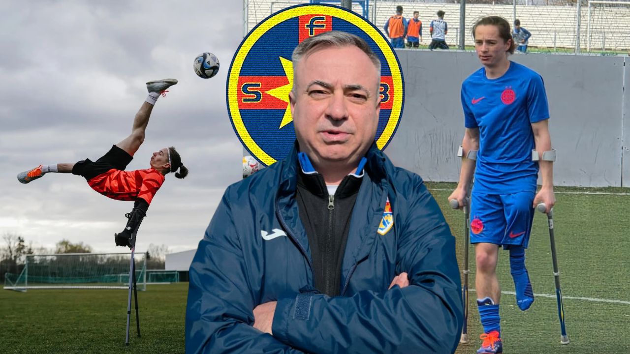EXCLUSIV FCSB a dat lovitura! Cluburile din străinătate se luptă pentru „Messi de România”: „Este în top 10 cei mai buni fotbaliști amputați din lume”