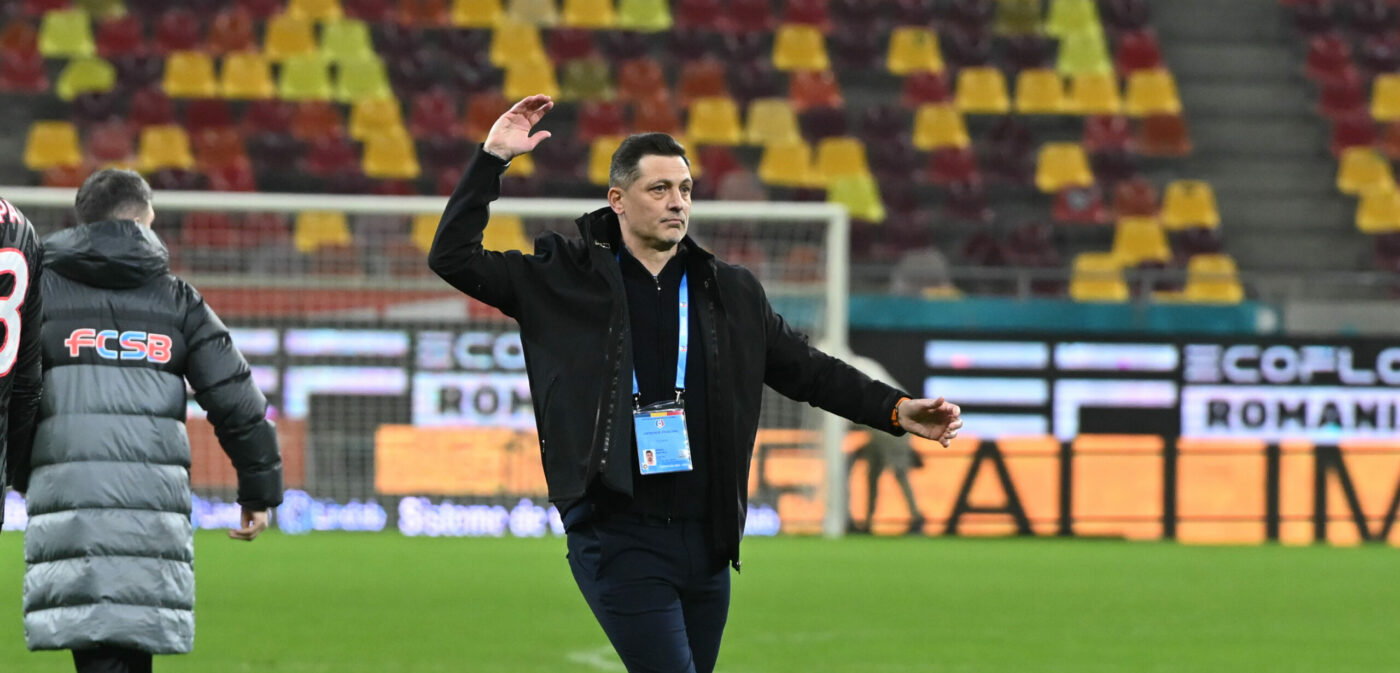 VIDEO Mirel Rădoi a reacționat după ce Gigi Becali l-a dat de gol că nu vrea ca Universitatea Craiova să ia titlul: „Nu intru în lucrurile astea!”