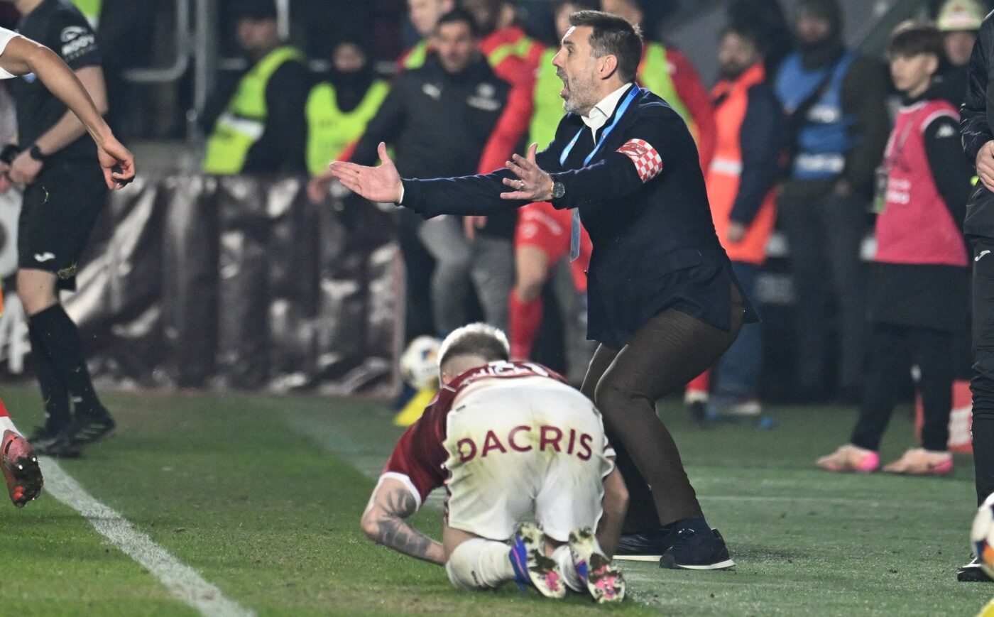 DECLARAȚII Nemaivăzut! Zeljko Kopic a răbufnit și a sărit la gâtul lui Istvan Kovacs după Rapid – Dinamo: „E lipsă de respect! Nu pot să înțeleg decizia lui”