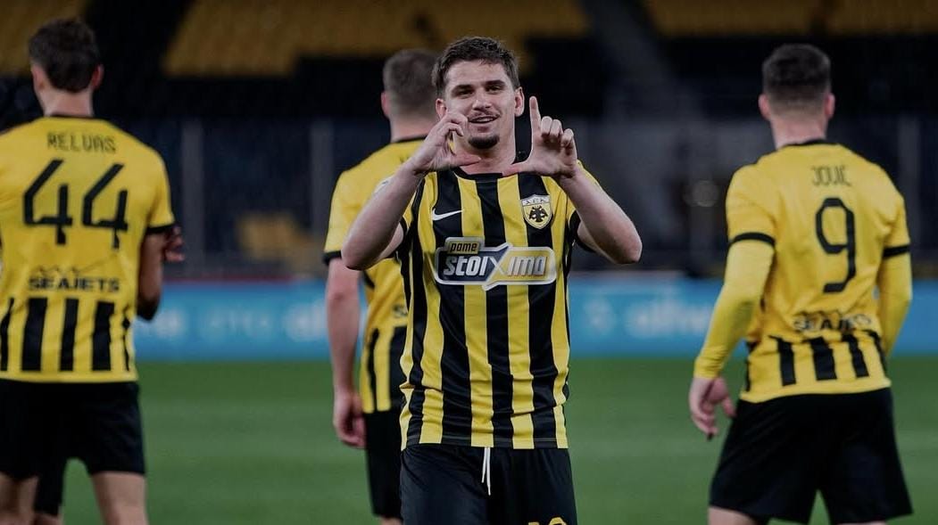 Răzvan Marin e cu adevărat un star în Grecia. A dat o nouă pasă de gol pentru AEK Atena