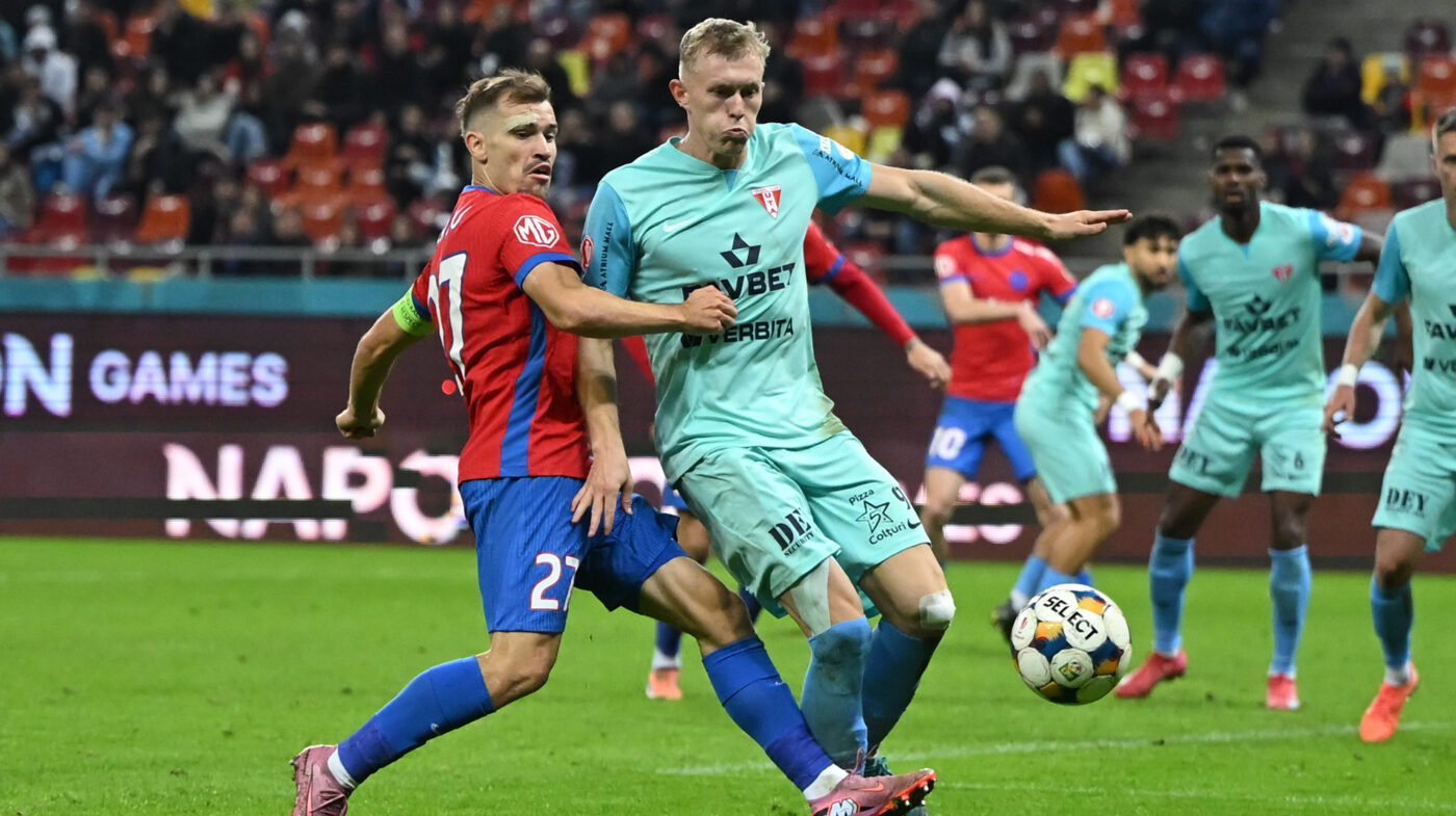 UTA – FCSB 2-4, în etapa 29 din Superliga. Victorie pentru echipa lui Gigi Becali, dar campioana va juca în play-out
