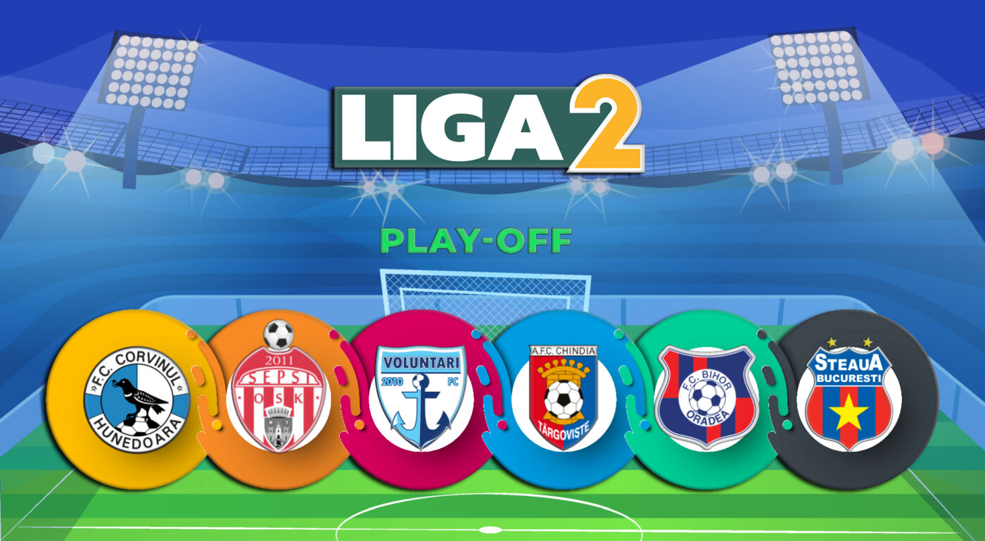 Steaua va juca din nou în play-off și începe pe terenul liderului Corvinul, echipa invincibilă a sezonului. Programul turneului care determină promovatele și echipele care merg în barajele pentru SuperLigă