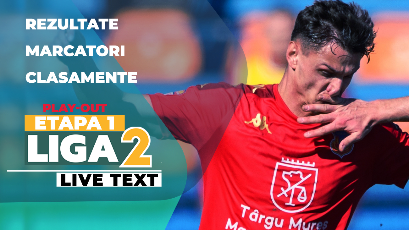 Liga 2, prima etapă din play-out | Toate cele opt meciuri încep la ora 11:00