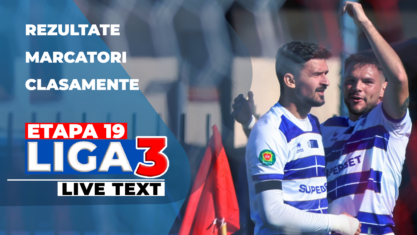 Etapa 19 Liga 3 | Dinamo 2 a spulberat ”satelitul” Voluntariului. Vâlcea s-a împiedicat acasă, Şoimii Gura Humorului a reușit un set în deplasare