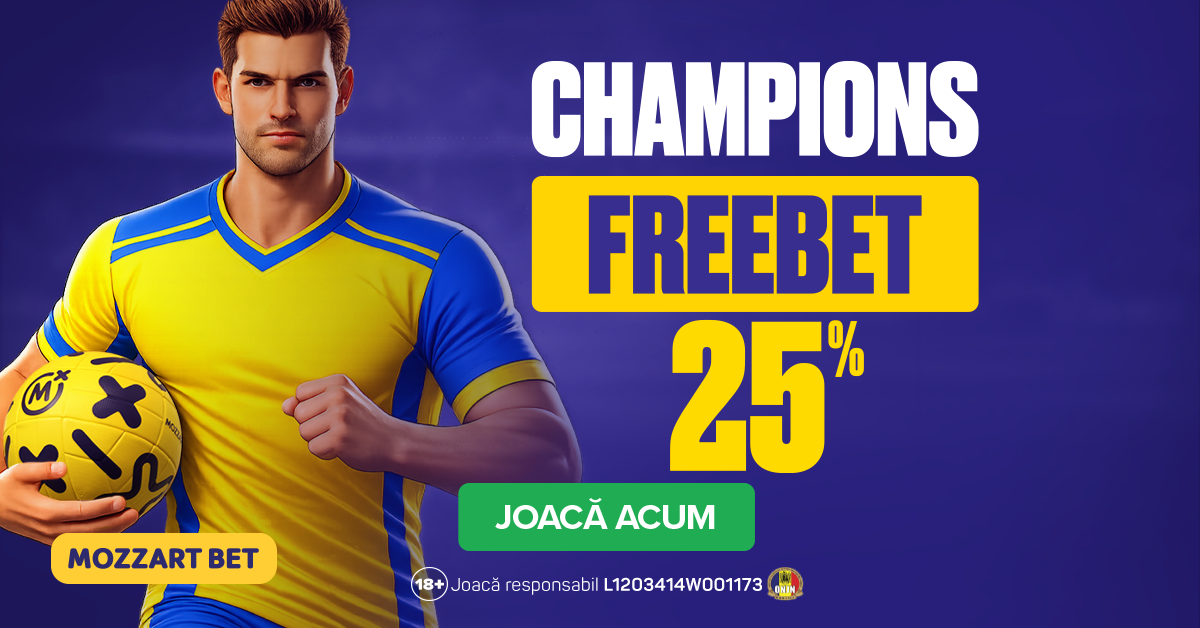 ADVERTORIAL. 250 RON Champions FREEBET