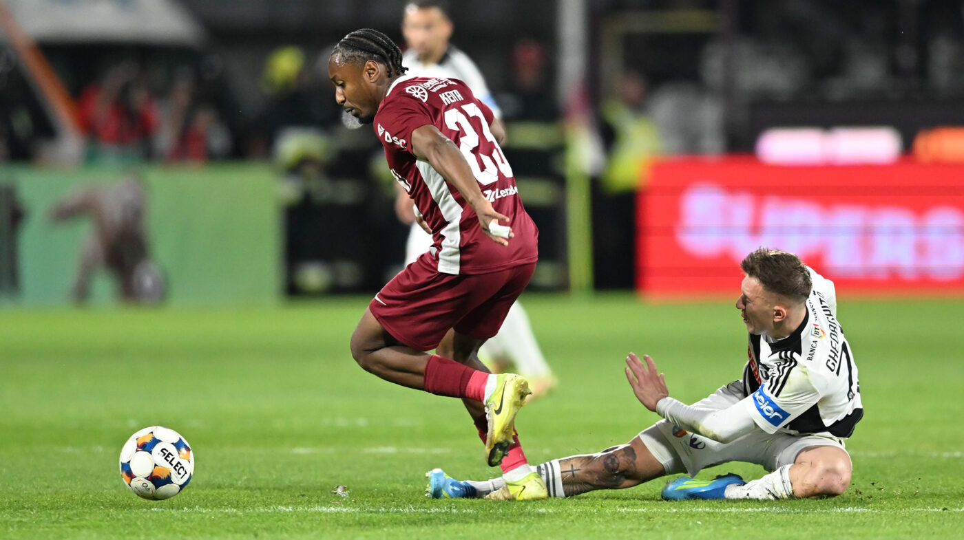CFR Cluj – U Cluj 1-0, în etapa 6 din play-off-ul Superligii. Echipa lui Cristiano Bergodi riscă să fie dată jos din fotoliul de lider de Universitatea Craiova