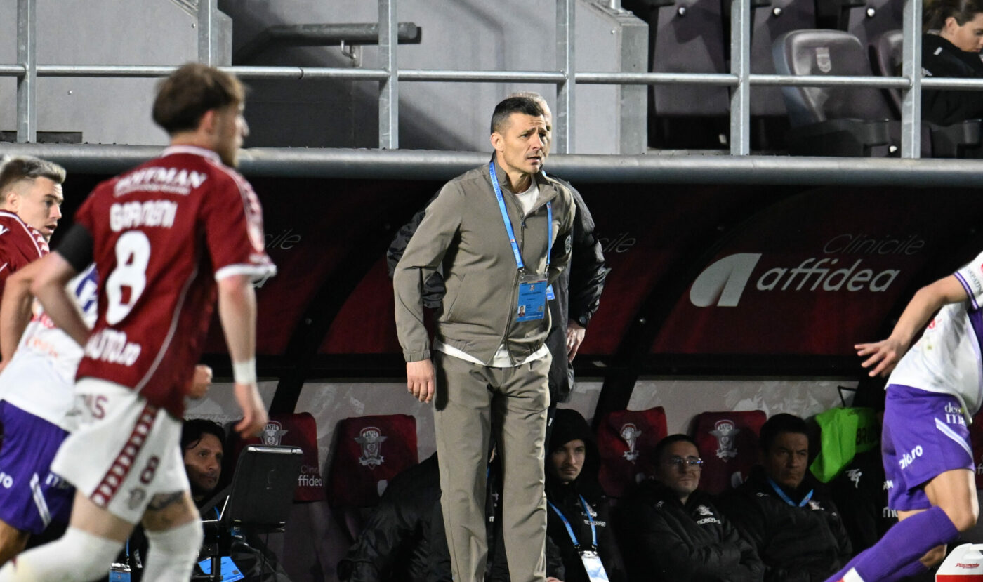 Ce nu s-a văzut la TV! Costel Gâlcă a făcut o criză de nervi fără precedent împotriva fotbaliştilor lui Şucu în Rapid – FC Argeş