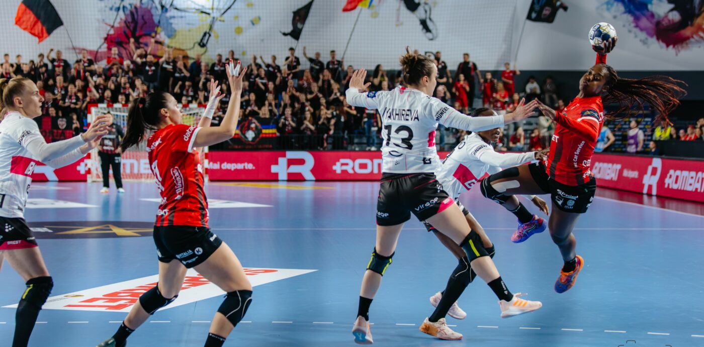 CSM București și Gloria Bistrița au pierdut în play-off-ul Ligii Campionilor la câte un gol! Calificarea în Final Four se joacă săptămâna viitoare