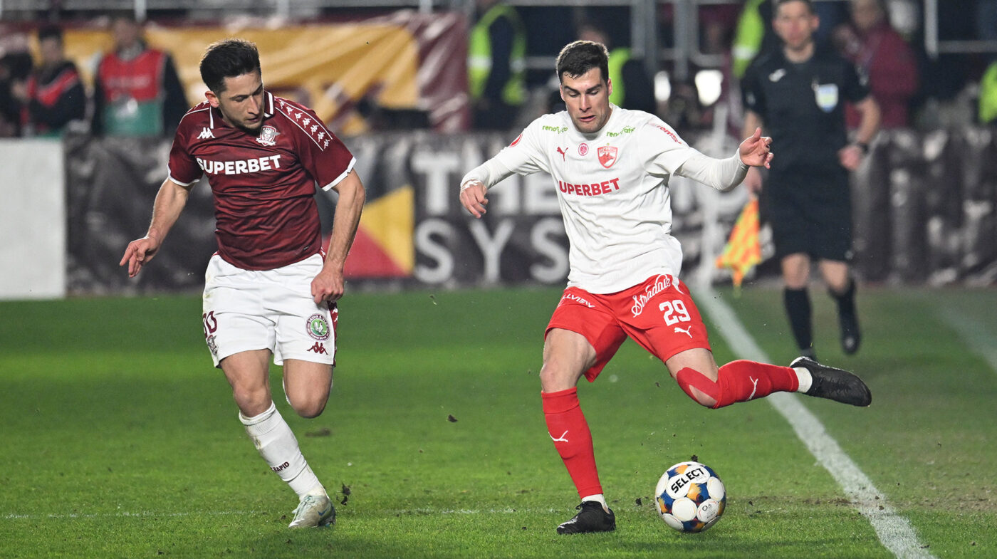 LIVE Dinamo București – Rapid București 2-0, Live Text Online, în etapa 6 din play-off-ul Superligii. Intrat la pauză, Cîrjan majorează direrența