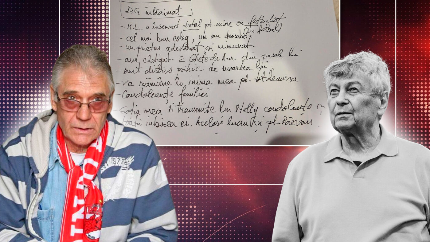 EXCLUSIV Omagiul înlăcrimat al lui Dudu Georgescu pentru Mircea Lucescu. Golgheterul all-time al fotbalului românesc a transmis o scrisoare emoționantă din Canada: „Sunt distrus psihic, mi-a fost cel mai bun coleg și a însemnat totul pentru mine”