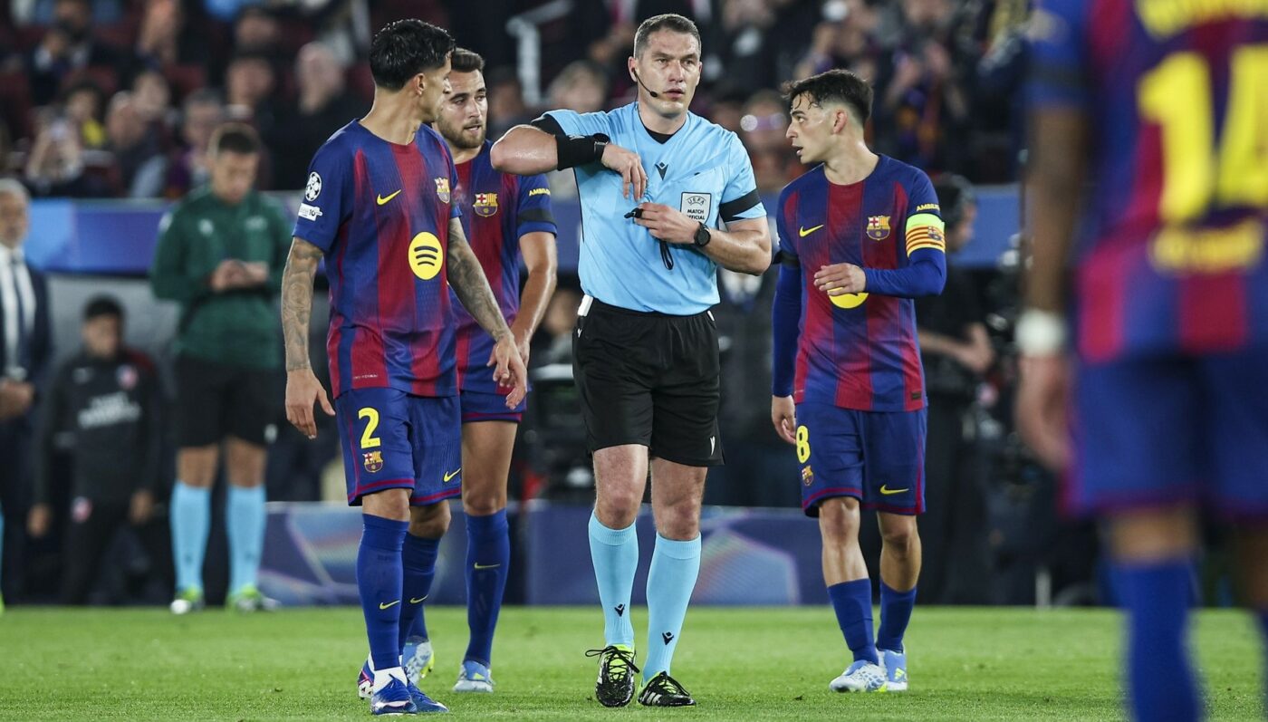 E oficial. FC Barcelona l-a reclamat pe Istvan Kovacs la UEFA. Nu a scăpat nici Clement Turpin