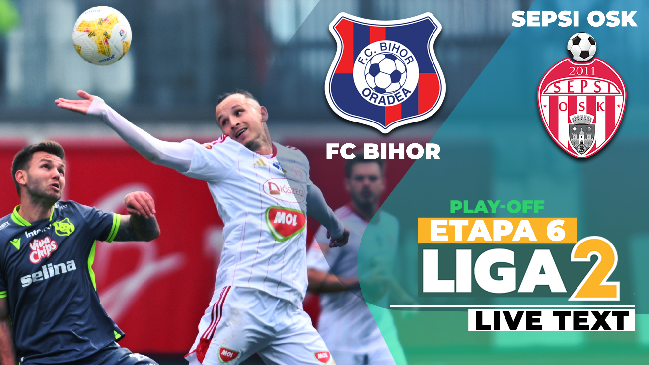 FC Bihor câștigă la ultima fază contra Sepsi OSK, după ce covăsnenii egalaseră în repriza secundă din două faze controversate judecate de arbitrul Feșnic. Erik Lincar, eliminat din nou împotriva covăsnenilor