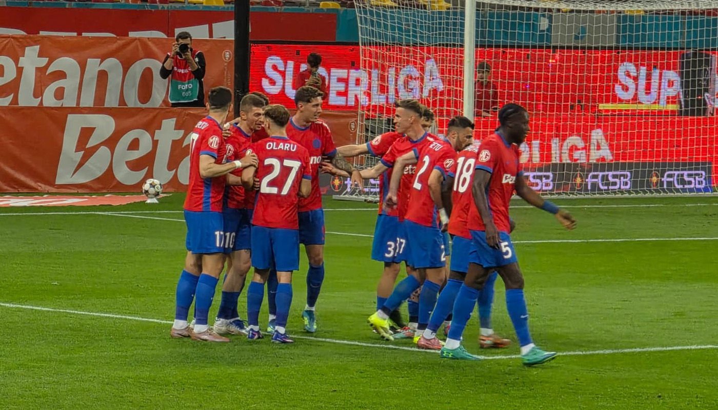 FCSB – Petrolul Ploiești 3-1, în etapa 6 din play-out-ul Superligii. Campioana pune 5 puncte față de echipa de pe locul 2, UTA