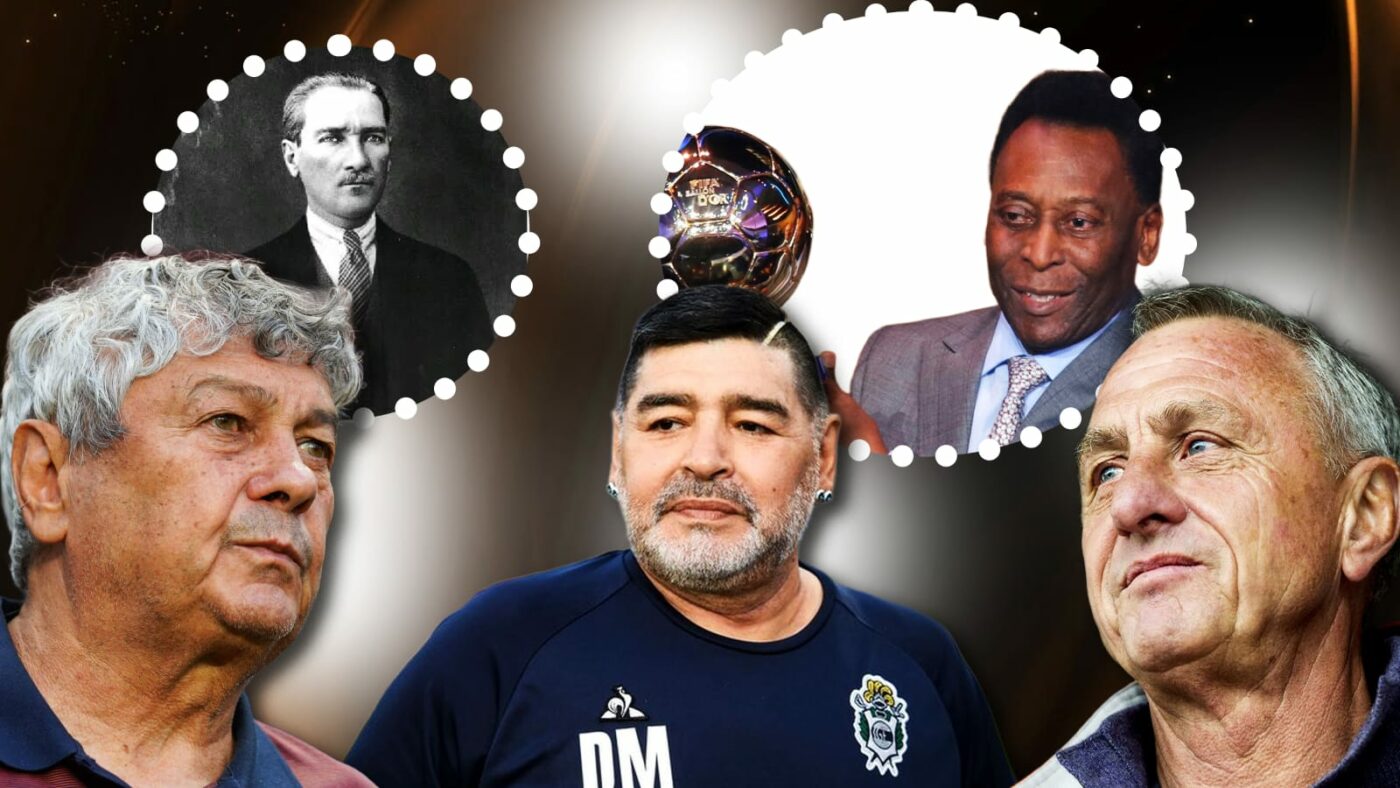 EXCLUSIV Îl introduc oficial pe Mircea Lucescu în lista extrem de restrânsă a legendelor Atatürk, Maradona, Pele și Cruyff. „Pentru noi a însemnat mult mai mult!”