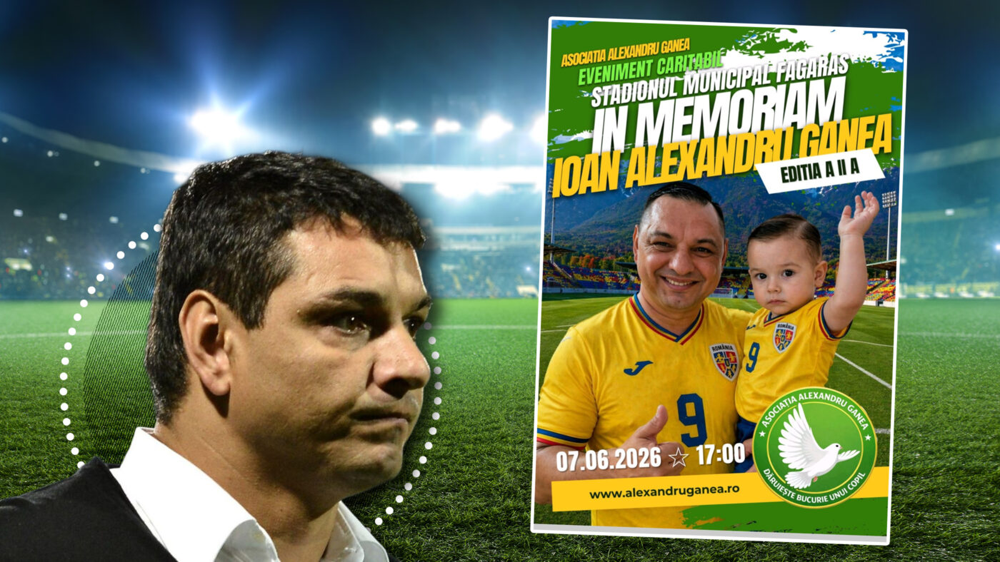 SPECIAL Ionel Ganea, un nou eveniment de suflet în memoria fiului său: vedetele de la FCSB și Dinamo, nume importante din fotbalul românesc vin la Făgăraș pentru un meci caritabil
