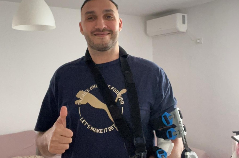 EXCLUSIV Ionuț Iancu, componentul echipei Dinamo, este în al nouălea cer: „Cred că va fi portar de handbal”