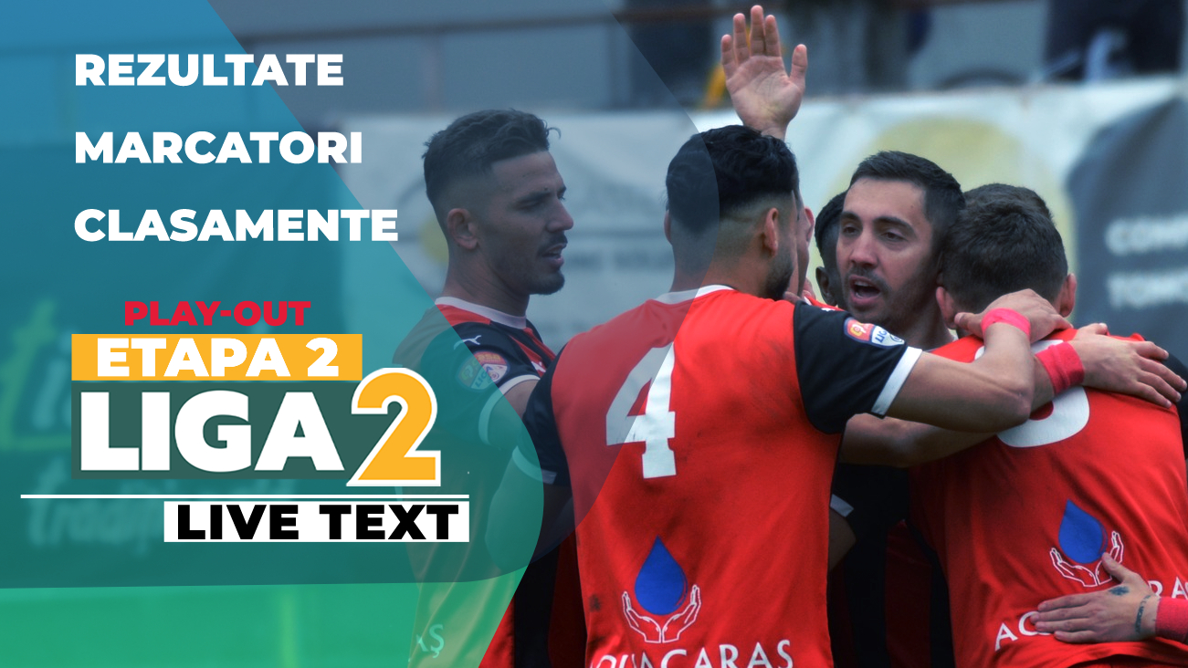 Liga 2, etapa 2 din play-out | Runda oaspeților, cu șase victorii în cele opt partide. În derby-urile primelor clasate s-au impus Metalul Buzău și ACSM Reșița