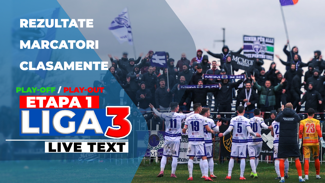 Liga 3, start în play-off și play-out. Pelici pierde la Alba Iulia, Știința Poli câștigă cu emoții. Vâlcea a remizat cu U Craiova 2, Moreniul s-a făcut de râs la Borcea. Scorul rundei, 8-0, înregistrat de Braniștea