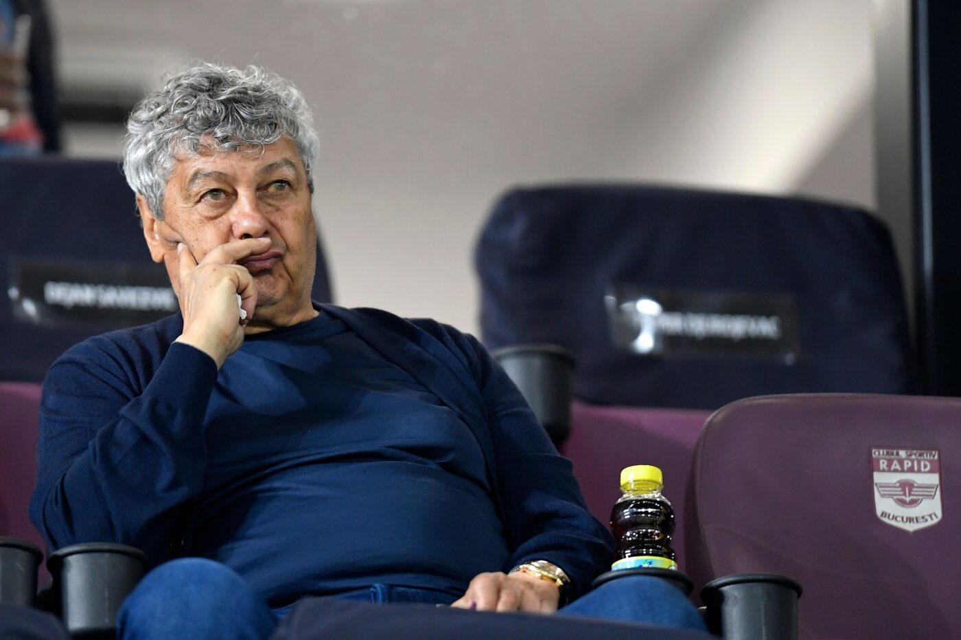 VIDEO Mircea Lucescu nu a fost uitat de fanii Rapidului. Gestul suporterilor din Giulești la meciul cu U Cluj