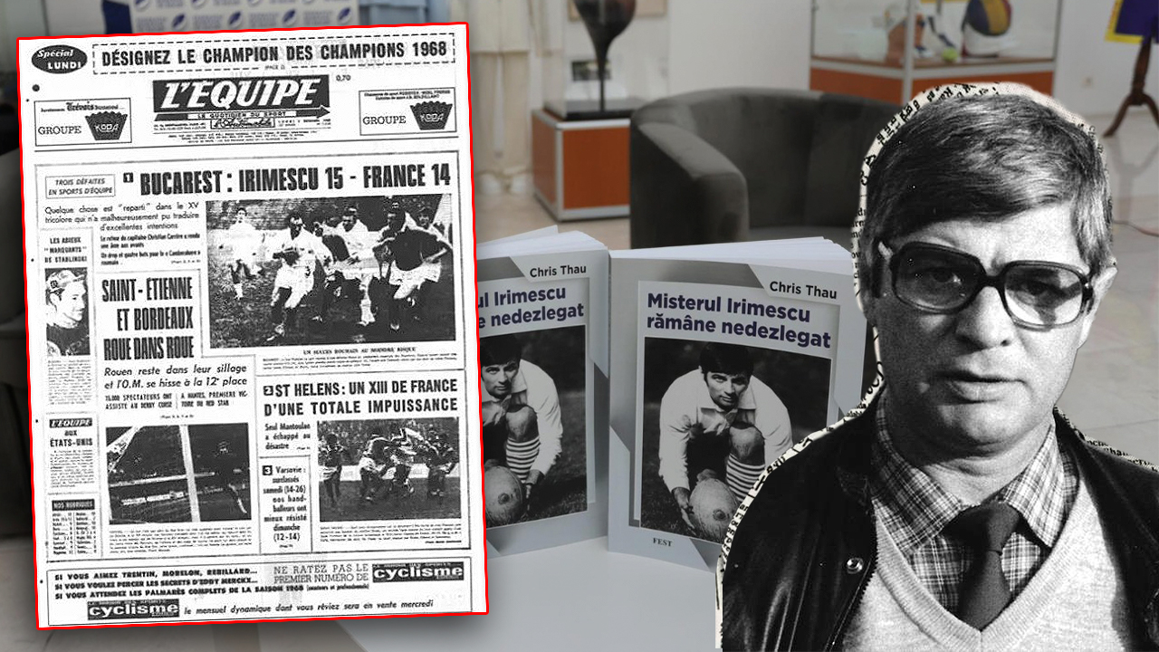 SPECIAL „Misterul Irimescu rămâne nedezlegat”, apariție editorială despre rugbistul care a bătut de unul singur Franța în 1968