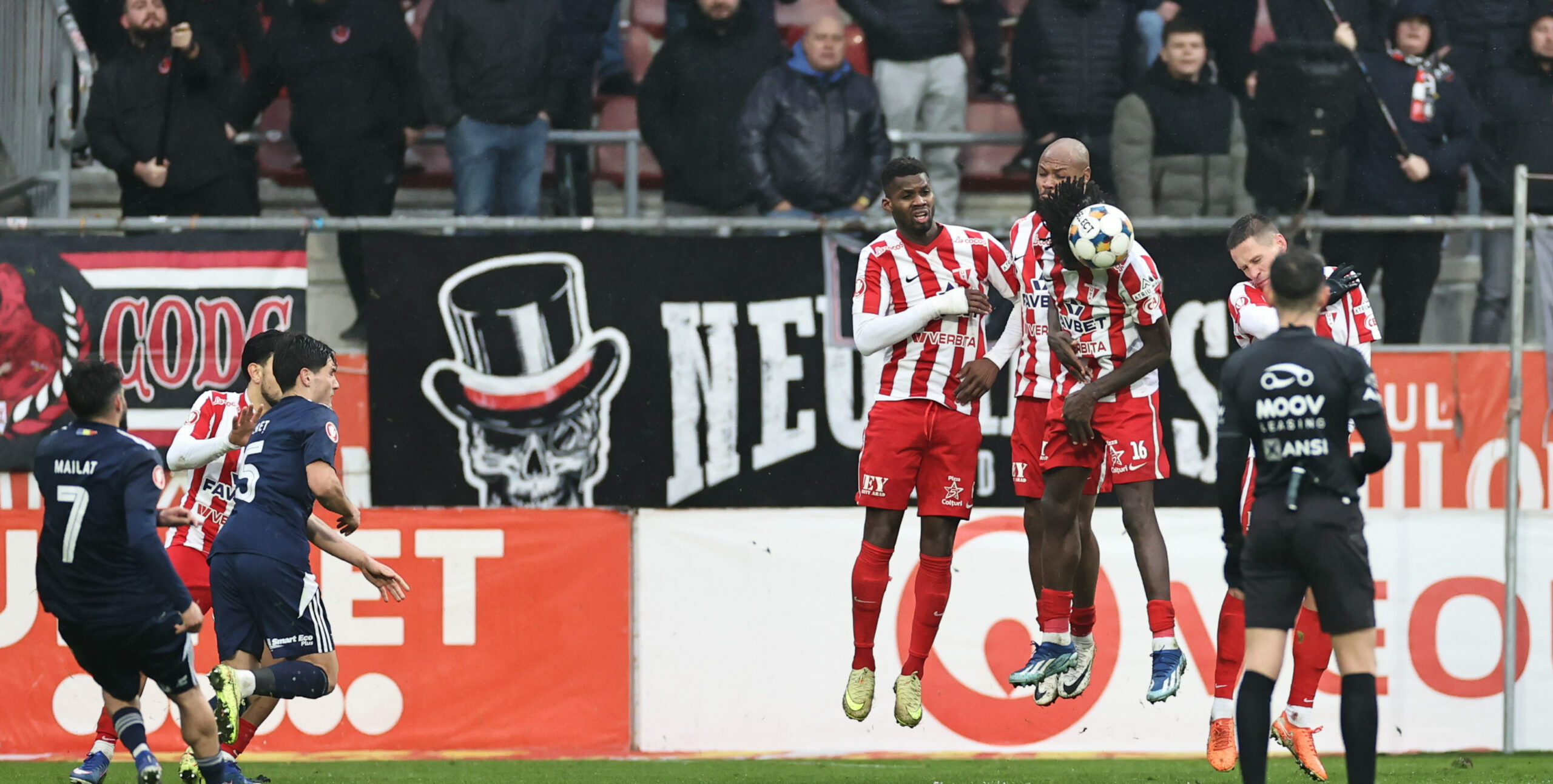 Poza pentru articolul LIVE UTA – FC Botoșani 1-0, Live Text Online, în etapa 4 din play-out-ul Superligii. Van Durmen deschide scorul după o gafă a lui Adams