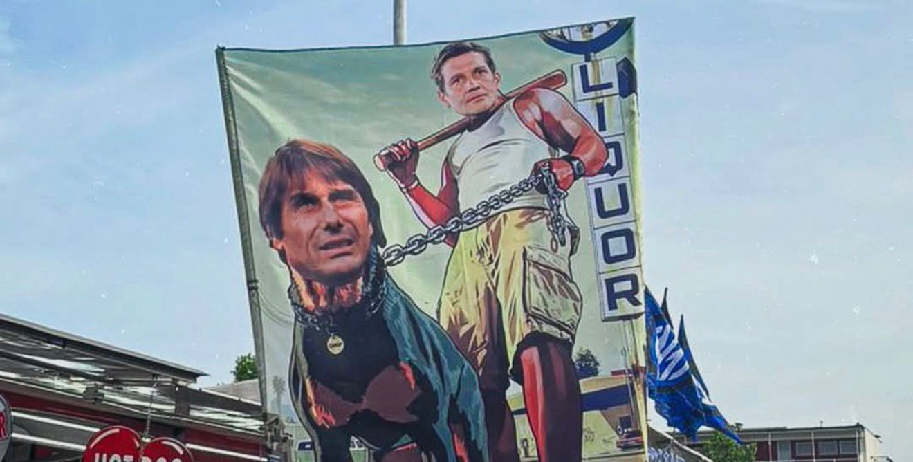 Imaginile care au scandalizat Italia: Cristi Chivu îl ține „în lesă” pe Antonio Conte