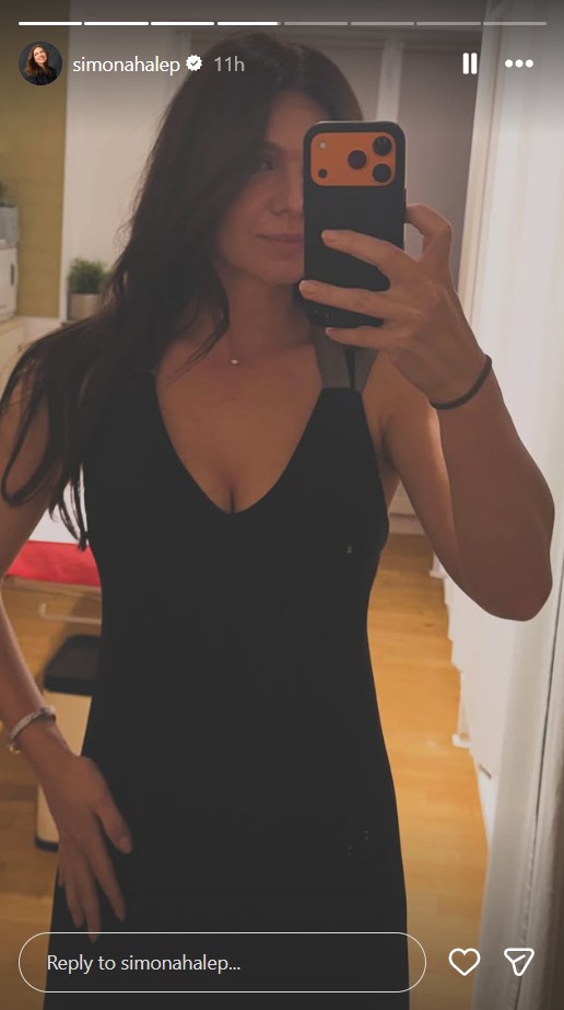 Simona Halep, bogată și divorțată, a atras toate privirile cu apariția ei la gala pentru Nadia Comăneci. Și-a făcut selfie în oglindă