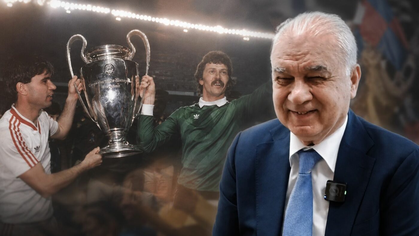 EXCLUSIV Moment rar cu Anghel Iordănescu zâmbind la 40 de ani de la câștigarea Cupei Campionilor cu Steaua! Amintirea care l-a mișcat serios: „Asta au făcut jucătorii”