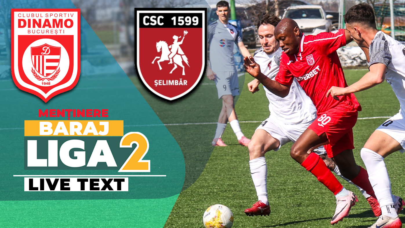 CS Dinamo și CSC Șelimbăr termină în forță turul barajului de menținere în Liga 2, iar retrogradata se decide în retur. Rezervele s-au remarcat la Buftea